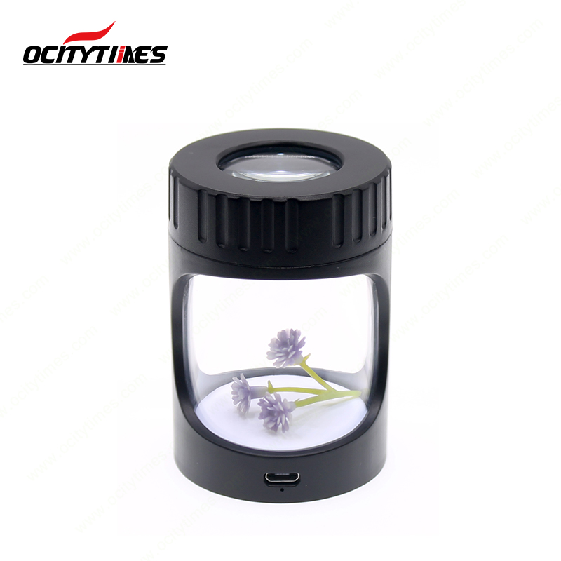 Visionneuse d'herbes LED CBD THC Weed Recharge