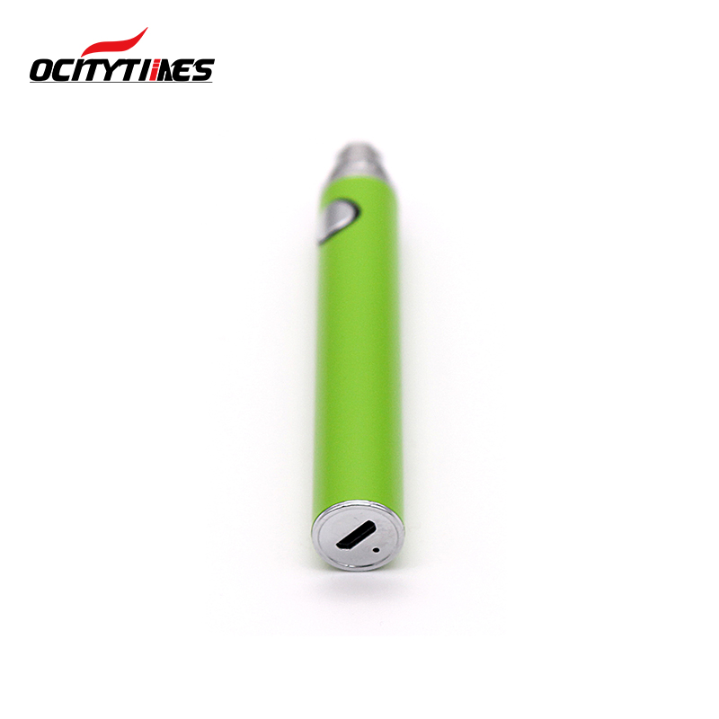 Ocitytimes Nouvelle batterie rechargeable 650mah Vape avec bouton